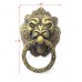 FixtureDisplays® 2PK Antique Bronze Cabinet Hardware Lion Head Pull for Dresser, Drawer, Cabinet, Door Handles Knobs 18213-2PK